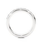Load image into Gallery viewer, 1.07 CT Princess Cut Lab Grown Diamond Channel Set Band  11 Stone IGI Certified
