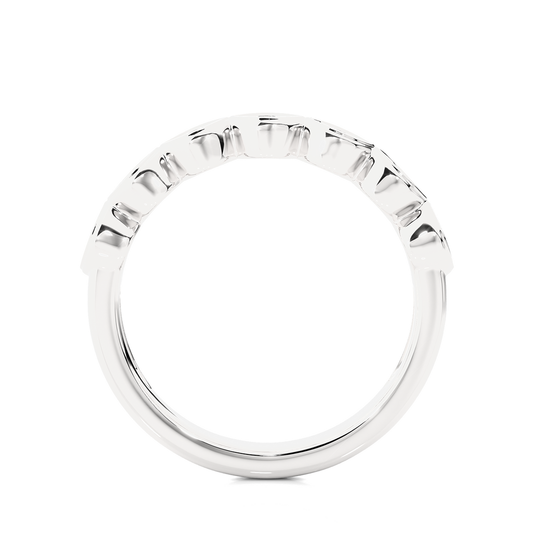 0.21 CT Round Cut Lab Grown Diamond Marquise-Style 7 Stone Ring  IGI Certified