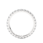 Load image into Gallery viewer, 1.04 CT Round Lab Grown Diamond Micro Pave Eternity Ring | 30 Stone Gold Band
