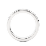 Load image into Gallery viewer, 0.52 CT Baguette &amp; Round Cut Lab Grown Diamond Channel Set Band  13 Stone IGI Certified
