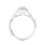 Load image into Gallery viewer, 0.95 Carat Vintage Lab-Grown Round Diamond Ring | 100 Stone Classic Design
