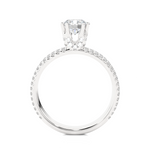 Load image into Gallery viewer, 1.32 CTW Lab-Grown Diamond Split Shank Engagement Ring – Round Cut
