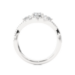 Load image into Gallery viewer, 1.07 Carat Three Stone Lab-Grown Diamond Ring | Round Cut Engagement Ring
