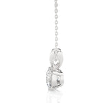 Load image into Gallery viewer, 0.59 CT Lab-Grown Diamond Solitaire Pendant Necklace | Round Cut | 4-Prong | Solid Gold
