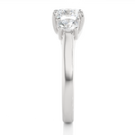 Load image into Gallery viewer, 1.95 CT Round Lab Grown Diamond Three Stone Ring | 3 Stone Gold Band

