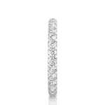 Load image into Gallery viewer, 1.04 CT Round Lab Grown Diamond Micro Pave Eternity Band | 30 Stone Gold Ring

