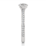Load image into Gallery viewer, 1.27 CTW Round Lab-Grown Diamond Channel Set Engagement Ring
