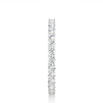 Load image into Gallery viewer, 1.04 CT Round Lab Grown Diamond Prong Set Eternity Band | 30 Stone Gold Ring
