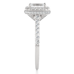 Load image into Gallery viewer, 1.44 CT Emerald Center Halo Lab Grown Diamond Ring | 73 Stones
