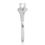 Load image into Gallery viewer, 0.67 Carat Vintage Round Cut Lab-Grown Diamond Engagement Ring | Elegant Design
