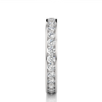 Load image into Gallery viewer, 1.20 CT Round Lab Grown Diamond Channel Set Eternity Band | 30 Stone Gold Ring
