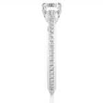 Load image into Gallery viewer, 1.26 CTW Round Lab-Grown Diamond Engagement Ring with Rope-Style Sides E-F / VVS-VS
