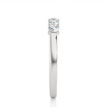 Load image into Gallery viewer, 0.51 CT Round Cut Lab Grown Diamond Five Stone Prong Set Ring  IGI Certified
