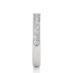 Load image into Gallery viewer, 0.41 CT Round Cut Lab Grown Diamond Prong Set Wide Band  16 Stone IGI Certified
