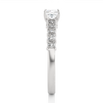 Load image into Gallery viewer, 0.85 CTW Princess Cut Lab-Grown Diamond Prong Set Engagement Ring
