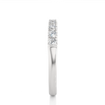 Load image into Gallery viewer, 0.47 CT Round Cut Lab Grown Diamond Micro Pave Band  9 Stone IGI Certified
