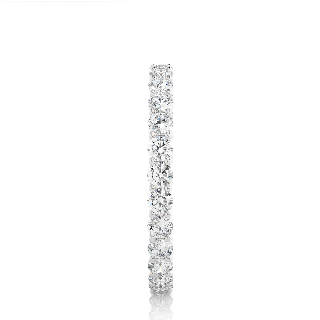 1.12 CT Round Lab Grown Diamond Eternity Band | 28 Stones | 10K, 14K & 18K Gold