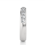 Load image into Gallery viewer, 1.07 CT Princess Cut Lab Grown Diamond Channel Set Band  11 Stone IGI Certified
