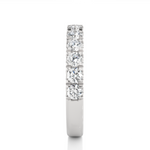 Load image into Gallery viewer, 0.99 CT Round Cut Lab Grown Diamond Micro Pave Band  12 Stone IGI Certified
