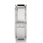 Load image into Gallery viewer, 0.28 CT Bold Men’s Lab Grown Diamond Ring | 8 Stone Gold Band
