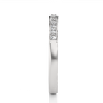 Load image into Gallery viewer, 0.32 CT Princess Cut Lab Grown Diamond Channel Set Band  13 Stone IGI Certified
