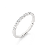 Load image into Gallery viewer, 0.25 CT Round Cut Lab Grown Diamond Micro Pave Band  16 Stone IGI Certified
