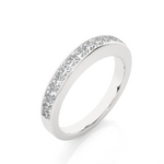 Load image into Gallery viewer, 0.98 CT Princess Cut Lab Grown Diamond Eternity Band  15 Stone IGI Certified
