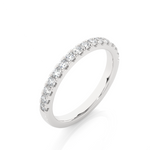 Load image into Gallery viewer, 0.25 CT Round Lab Grown Diamond Petite Micro Pave Ring  16 Stone IGI Certified
