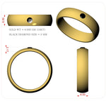 Load image into Gallery viewer, Round Cut Diamond Engagement Ring &amp; Wedding Band Set in 18K Yellow Gold – 2.05 CTW D-VVS2
