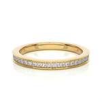 Load image into Gallery viewer, 0.19 CT Round Cut Lab Grown Diamond Prong Set Band  23 Stone IGI Certified
