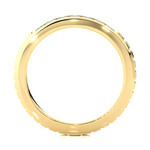 Load image into Gallery viewer, 0.82 CT Round Lab Grown Diamond Men’s Ring | 14 Stone Gold Band
