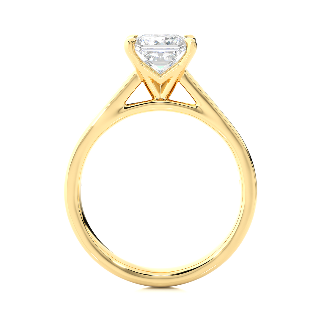 1.95 CTW Princess Cut Lab-Grown Diamond Channel Set Engagement Ring E-F / VVS-VS