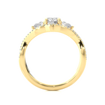 Load image into Gallery viewer, 1.07 Carat Three Stone Lab-Grown Diamond Ring | Round Cut Engagement Ring
