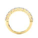 Load image into Gallery viewer, 0.60 CT Round Cut Lab Grown Diamond Channel Set Band  11 Stone IGI Certified
