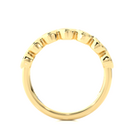 Load image into Gallery viewer, 0.21 CT Round Cut Lab Grown Diamond Marquise-Style 7 Stone Ring  IGI Certified
