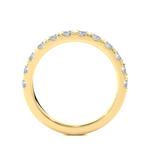 Load image into Gallery viewer, 0.99 CT Round Cut Lab Grown Diamond Micro Pave Band  12 Stone IGI Certified
