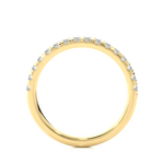 Load image into Gallery viewer, 0.25 CT Round Lab Grown Diamond Petite Micro Pave Ring  16 Stone IGI Certified
