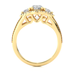 Load image into Gallery viewer, 1.14 Carat Lab-Grown Diamond Engagement Ring | Three Stone Round with Hidden Princess
