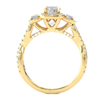 Load image into Gallery viewer, 1.35 Carat Three Stone Lab-Grown Diamond Ring | Round with Hidden Princess Accent
