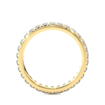 Load image into Gallery viewer, 1.04 CT Round Lab Grown Diamond Micro Pave Eternity Band | 30 Stone Gold Ring
