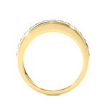Load image into Gallery viewer, 0.98 CT Princess Cut Lab Grown Diamond Eternity Band  15 Stone IGI Certified

