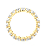Load image into Gallery viewer, 2.03 CT Round Lab Grown Diamond Bar Set Eternity Band | 20 Stone Gold Ring
