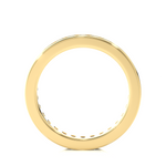 Load image into Gallery viewer, 1.20 CT Round Lab Grown Diamond Channel Set Eternity Band | 30 Stone Gold Ring
