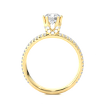 Load image into Gallery viewer, 1.32 CTW Lab-Grown Diamond Split Shank Engagement Ring – Round Cut
