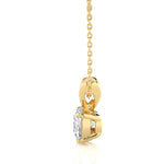 Load image into Gallery viewer, 0.59 CT Lab-Grown Diamond Solitaire Pendant Necklace | Round Cut | 4-Prong | Solid Gold
