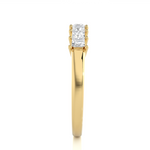 Load image into Gallery viewer, 0.50 CT Princess Cut Lab Grown Diamond Prong Set Band  7 Stone IGI Certified
