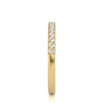 Load image into Gallery viewer, 0.25 CT Round Cut Lab Grown Diamond Micro Pave Band  16 Stone IGI Certified
