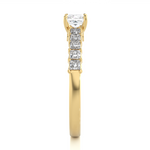Load image into Gallery viewer, 0.85 CTW Princess Cut Lab-Grown Diamond Prong Set Engagement Ring
