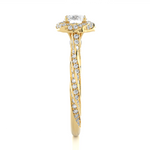 Load image into Gallery viewer, 0.95 Carat Vintage Lab-Grown Round Diamond Ring | 100 Stone Classic Design
