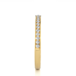 Load image into Gallery viewer, 0.19 CT Round Cut Lab Grown Diamond Prong Set Band  23 Stone IGI Certified
